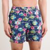 Straight-Leg Mid-Length Printed Swim Shorts - OU Straight-Leg Mid-Length Printed Swim Shorts - OU