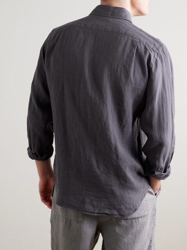 Paul Pat Linen Shirt - BK Paul Pat Linen Shirt - BK