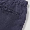 Joggy Straight-Leg Linen Drawstring Trousers - CU