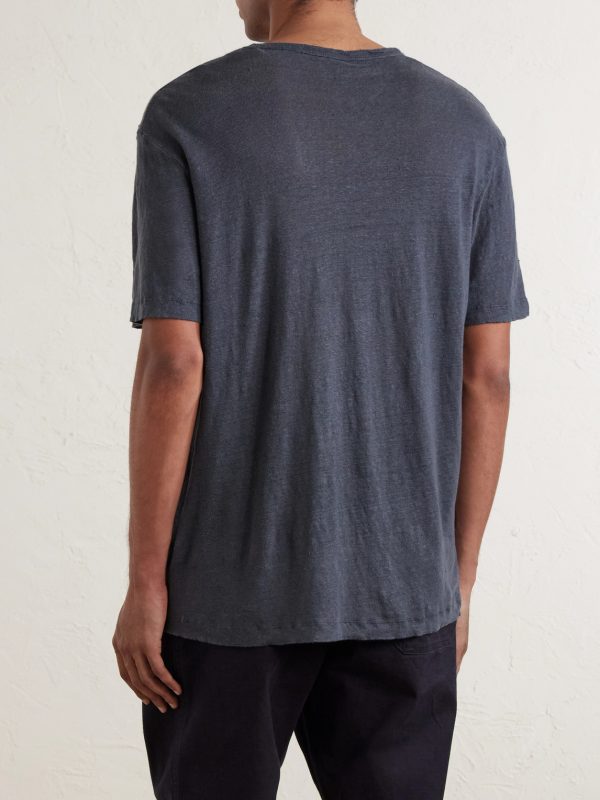 Linen-Jersey T-Shirt - BK Linen-Jersey T-Shirt - BK