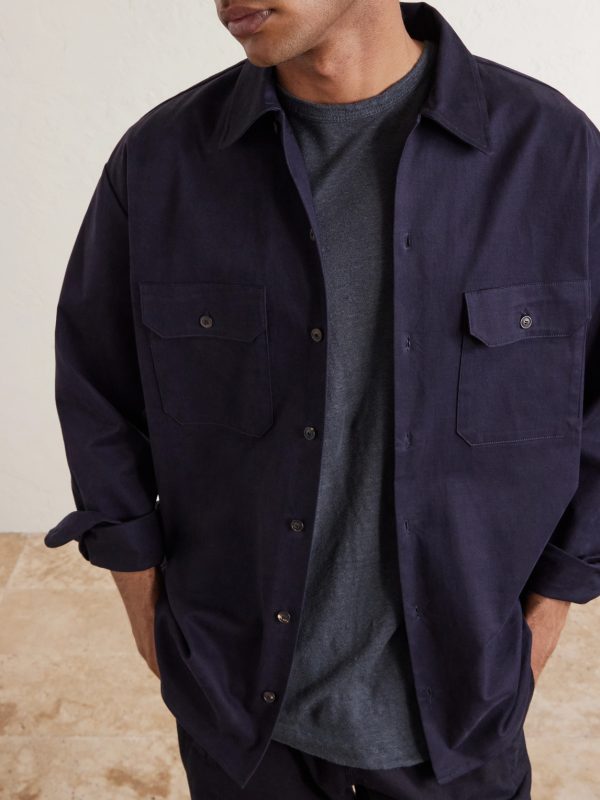 Linen-Jersey T-Shirt - CU Linen-Jersey T-Shirt - CU