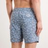 Straight-Leg Printed Swim Shorts - BK Straight-Leg Printed Swim Shorts - BK