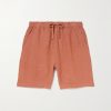 Joggy Straight-Leg Linen Bermuda Shorts Joggy Straight-Leg Linen Bermuda Shorts