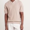 Open-Collar Cotton-Piqué Polo Shirt - FR Open-Collar Cotton-Piqué Polo Shirt - FR