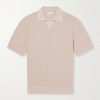 Open-Collar Cotton-Piqué Polo Shirt Open-Collar Cotton-Piqué Polo Shirt