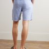 Joggy Straight-Leg Linen Bermuda Shorts - BK