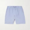 Joggy Straight-Leg Linen Bermuda Shorts
