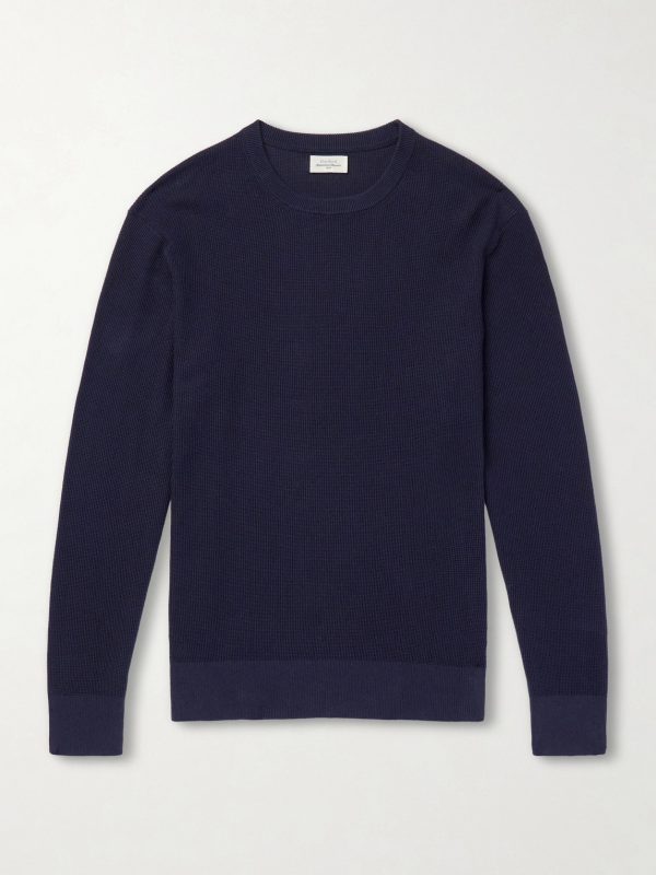Cotton-Piqué Sweater Cotton-Piqué Sweater