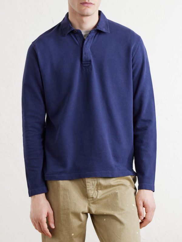 Cotton-Fleece Rugby Shirt - FR