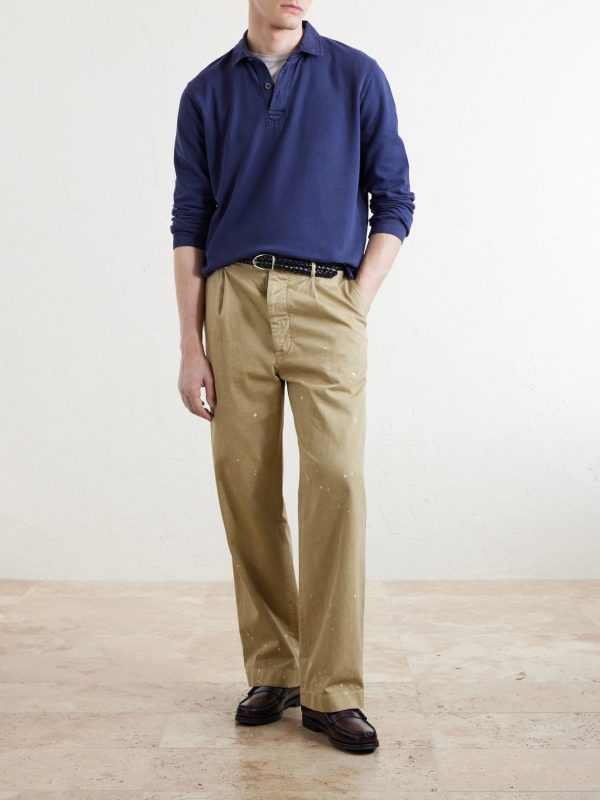 Cotton-Fleece Rugby Shirt - OU