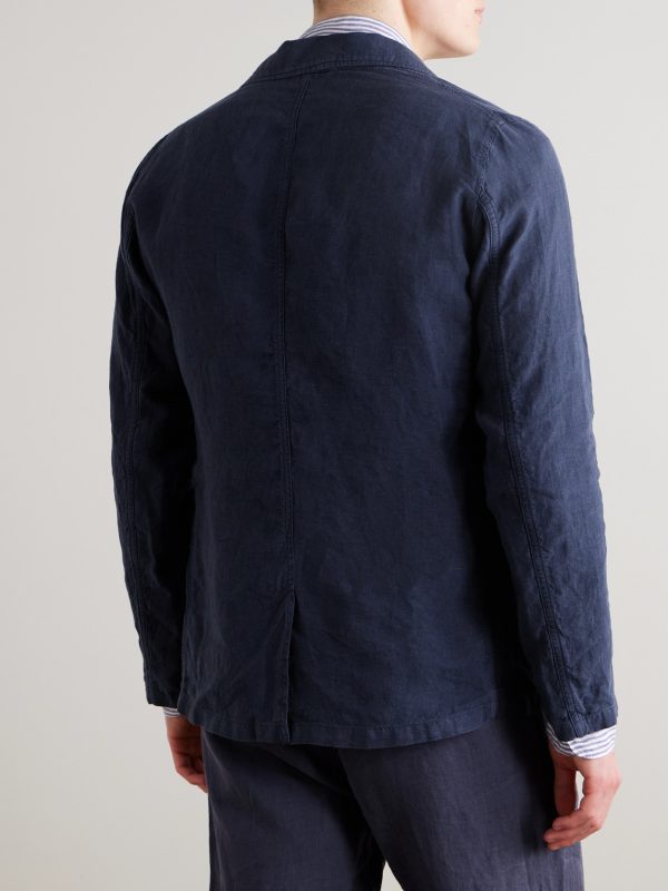 Jobby Pat Linen Suit Jacket - BK Jobby Pat Linen Suit Jacket - BK