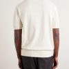 Pointelle-Knit Cotton Polo Shirt - BK Pointelle-Knit Cotton Polo Shirt - BK