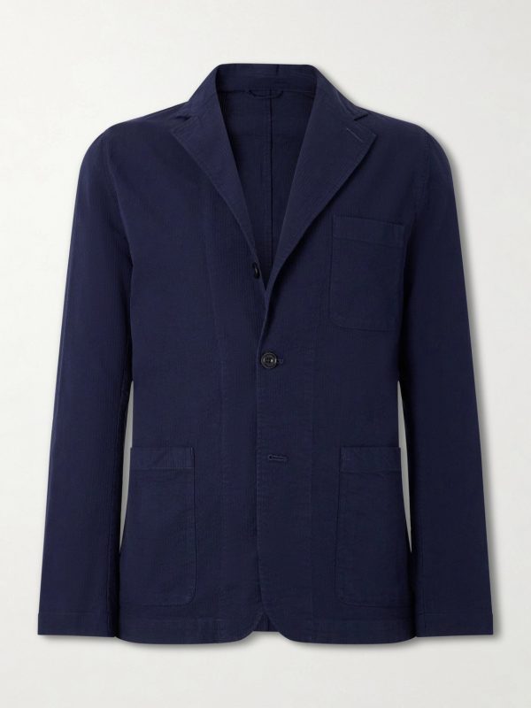 Julian Textured Cotton Blazer Julian Textured Cotton Blazer