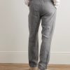 Joggy Straight-Leg Linen Drawstring Trousers - BK
