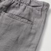 Joggy Straight-Leg Linen Drawstring Trousers - CU