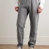 Joggy Straight-Leg Linen Drawstring Trousers - FR