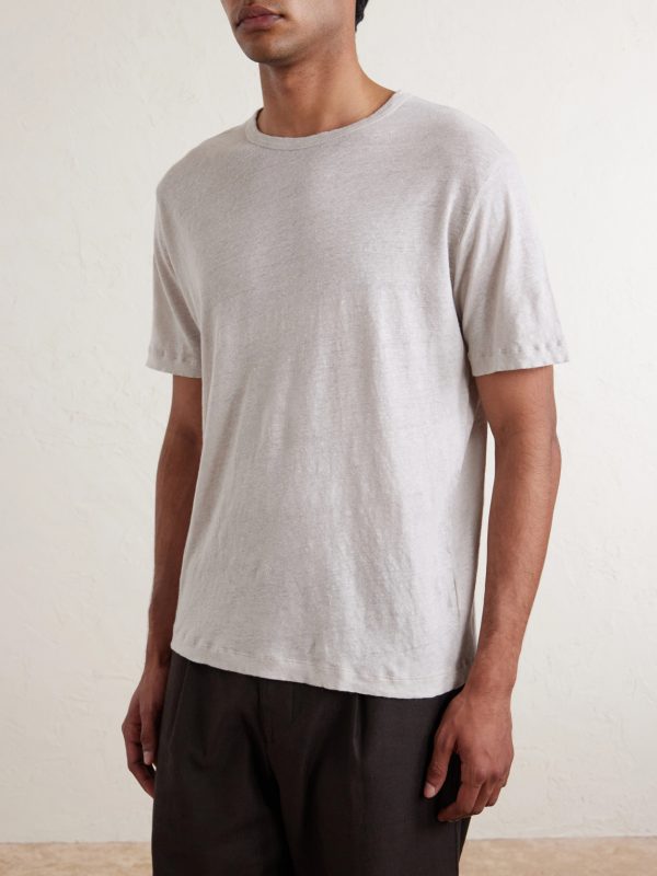 Linen-Jersey T-Shirt - FR Linen-Jersey T-Shirt - FR
