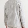 Perry Striped Linen and Cotton-Blend Woven Jacket - BK