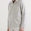 Perry Striped Linen and Cotton-Blend Woven Jacket - FR