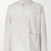Perry Striped Linen and Cotton-Blend Woven Jacket