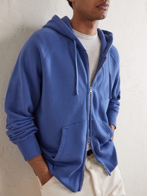 Cotton-Jersey Zip-Up Hoodie - CU