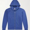 Cotton-Jersey Zip-Up Hoodie