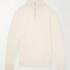 Cotton and Cashmere-Blend Half-Zip Sweater Cotton and Cashmere-Blend Half-Zip Sweater