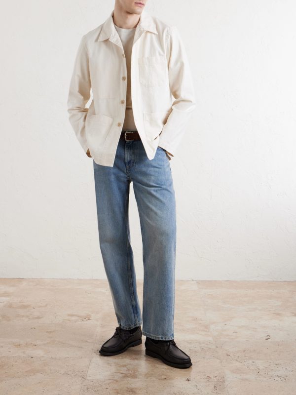 Perry Herringbone Cotton Jacket - OU Perry Herringbone Cotton Jacket - OU