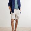 Fatigue Straight-Leg Herringbone Cotton Shorts - OU Fatigue Straight-Leg Herringbone Cotton Shorts - OU