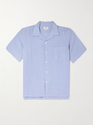 Palmito Mc Pat Convertible-Collar Linen Shirt Palmito Mc Pat Convertible-Collar Linen Shirt