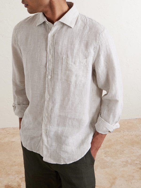 Paul Striped Linen Shirt - CU Paul Striped Linen Shirt - CU