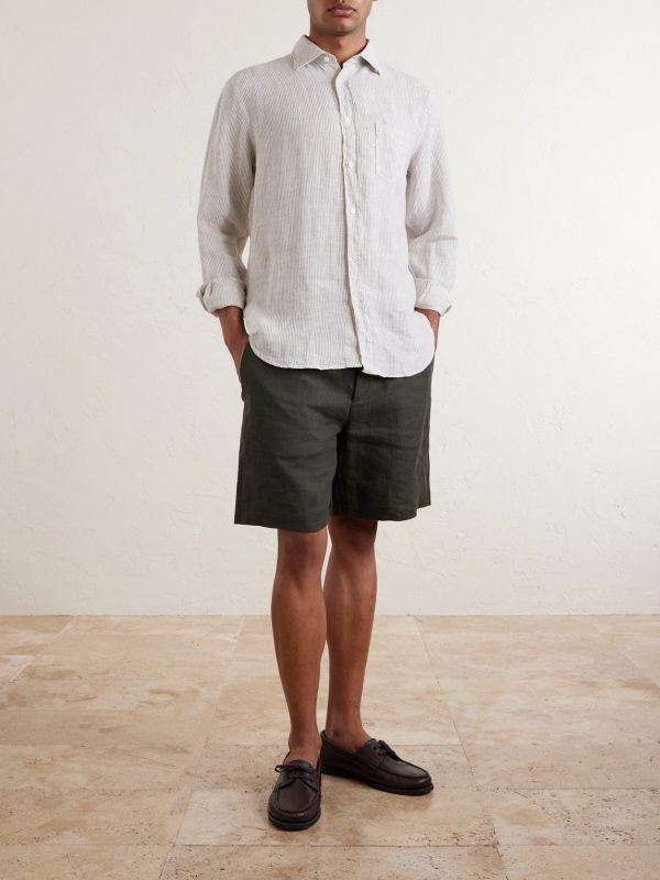 Paul Striped Linen Shirt - OU Paul Striped Linen Shirt - OU