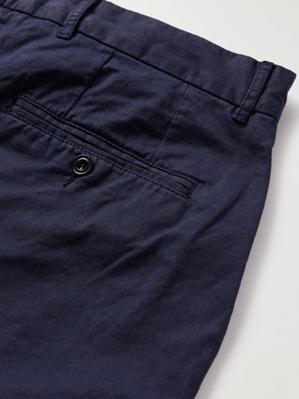 Taylor Straight-Leg Cotton-Gabardine Trousers - CU