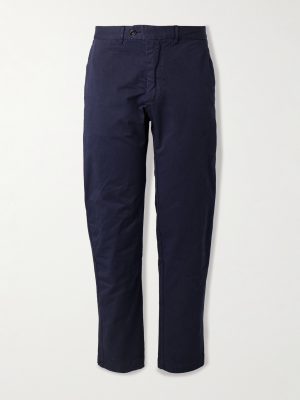 Taylor Straight-Leg Cotton-Gabardine Trousers Taylor Straight-Leg Cotton-Gabardine Trousers