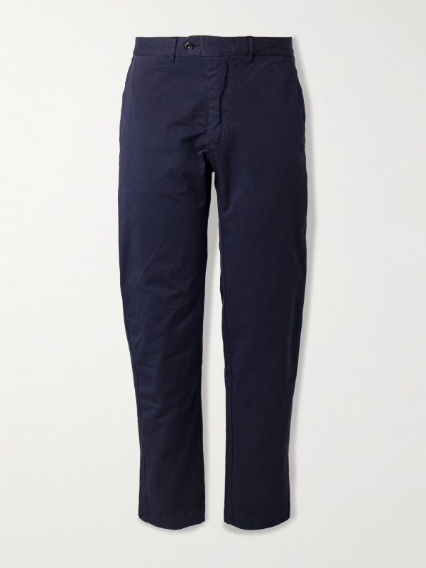 Taylor Straight-Leg Cotton-Gabardine Trousers