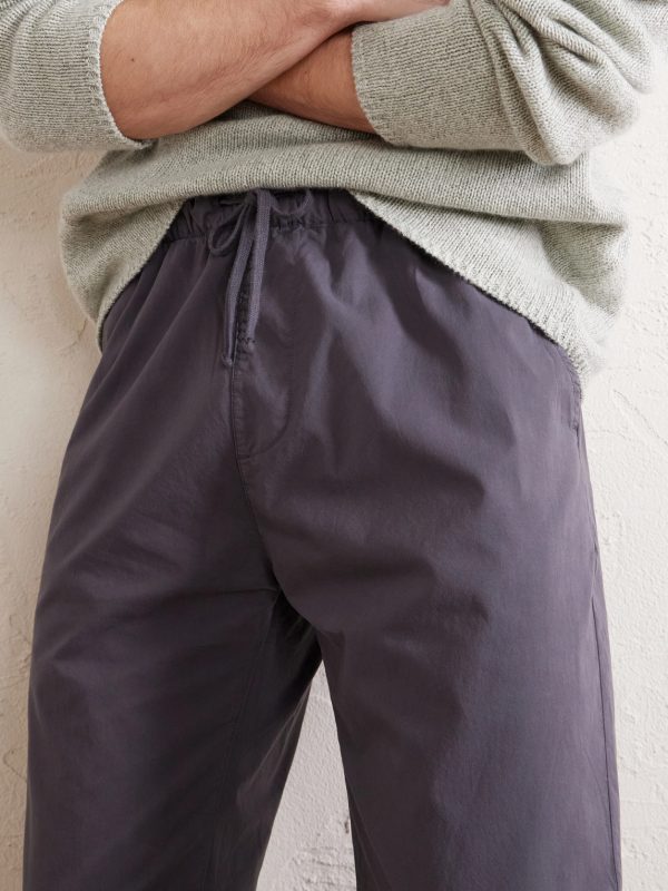 Joggy Straight-Leg Cotton Trousers - CU Joggy Straight-Leg Cotton Trousers - CU