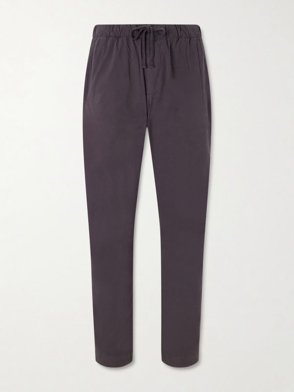 Joggy Straight-Leg Cotton Trousers Joggy Straight-Leg Cotton Trousers