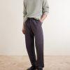 Joggy Straight-Leg Cotton Trousers - OU Joggy Straight-Leg Cotton Trousers - OU