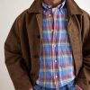Button-Down Collar Checked Linen and Cotton-Blend Shirt - CU
