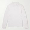 Cotton and Cashmere-Blend Polo Shirt Cotton and Cashmere-Blend Polo Shirt