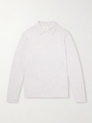 Cotton and Cashmere-Blend Polo Shirt
