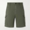 Battle Straight-Leg Cotton Shorts