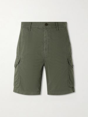 Battle Straight-Leg Cotton Shorts