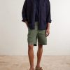 Battle Straight-Leg Cotton Shorts - OU
