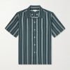 New Palmito MC Camp-Collar Striped Cotton Shirt New Palmito MC Camp-Collar Striped Cotton Shirt