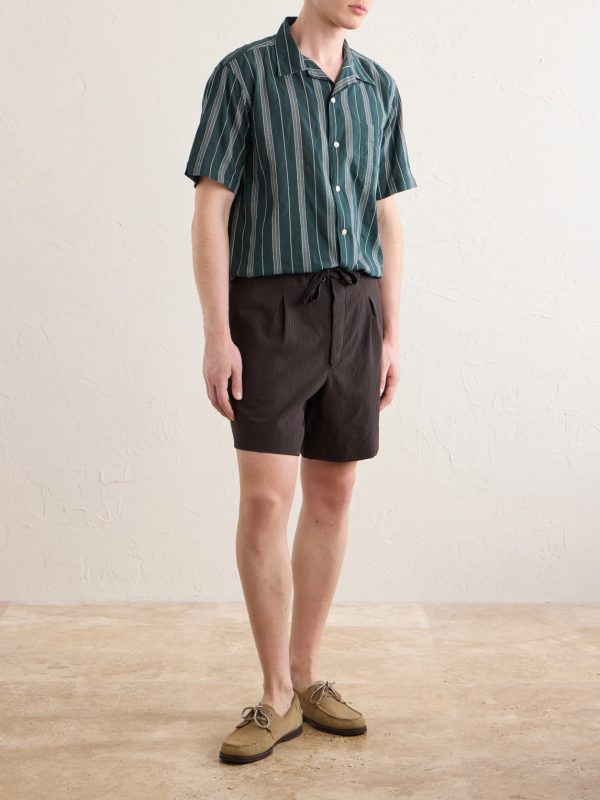 New Palmito MC Camp-Collar Striped Cotton Shirt - OU New Palmito MC Camp-Collar Striped Cotton Shirt - OU
