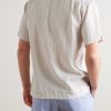 Palmito Mc Pat Convertible-Collar Linen Shirt - BK