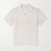 Palmito Mc Pat Convertible-Collar Linen Shirt