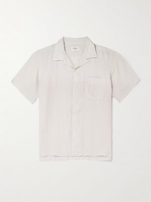 Palmito Mc Pat Convertible-Collar Linen Shirt Palmito Mc Pat Convertible-Collar Linen Shirt