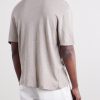 Knitted Linen Polo Shirt - BK Knitted Linen Polo Shirt - BK
